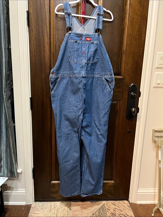 Dickies Other - Dickies Blue Relaxed Fit Denim Overalls 42” x 29”